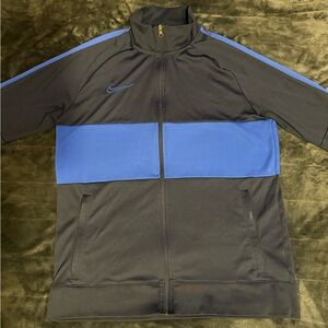Nike Dri-FIT Academy Track Jacket Black and Blue Men’s Size L